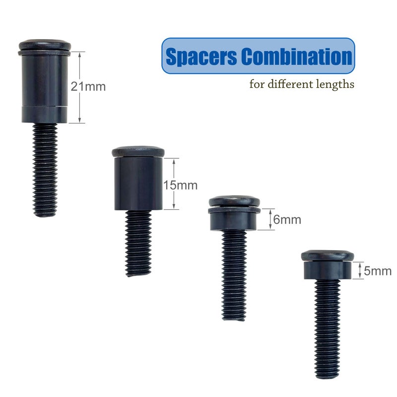 TuLick Universal TV Mounting Screw Kit, M4 M5 M6 M8 Screws Set for Most TV Monitor VESA Mount up to 80 inch, Washers and Spacers - Image 4
